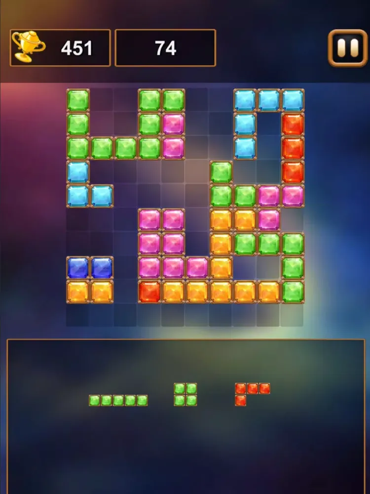 Ảnh chụp màn hình của Block Puzzle Classic 1010 iPad 
