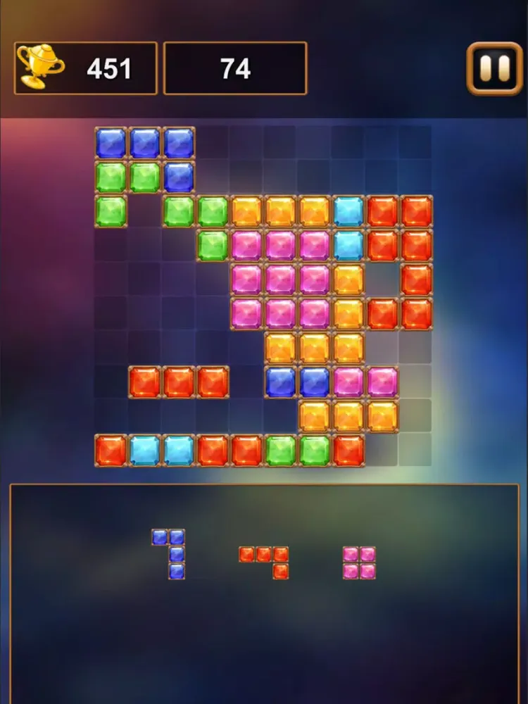 Ảnh chụp màn hình của Block Puzzle Classic 1010 iPad 