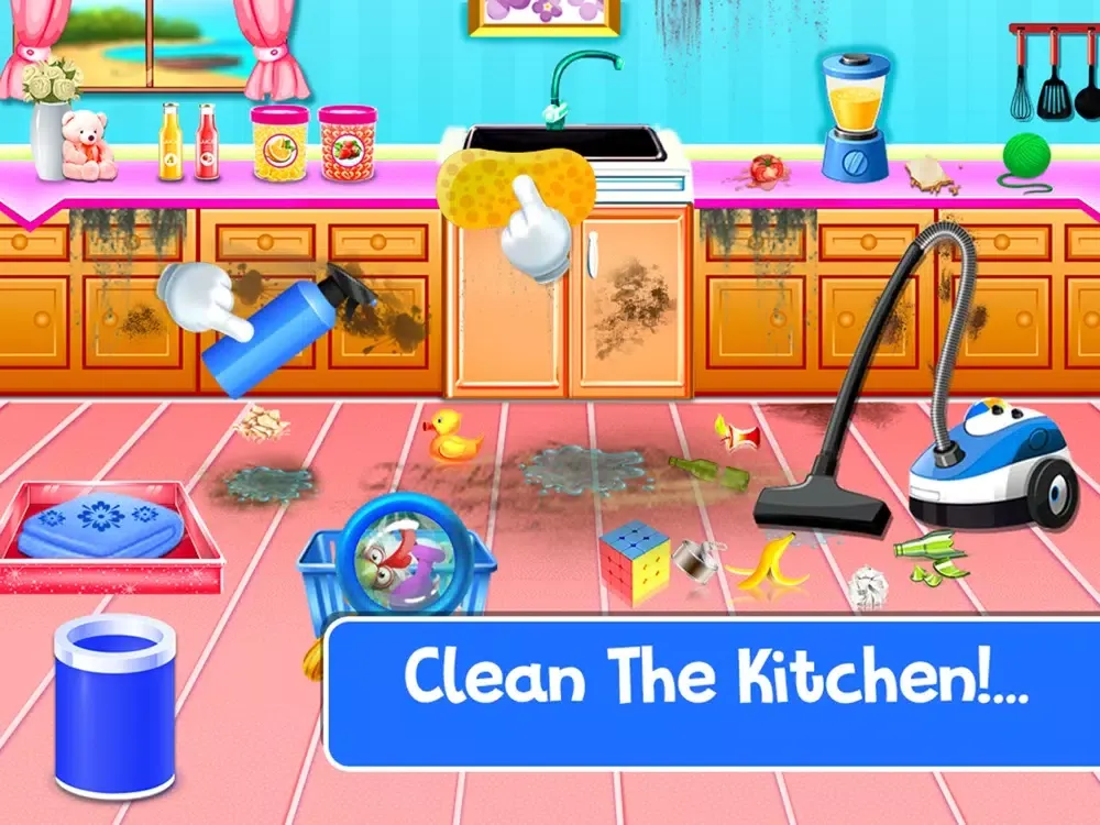 Captures d'écran de Clean Up - Cleaning Girls Game iPad 