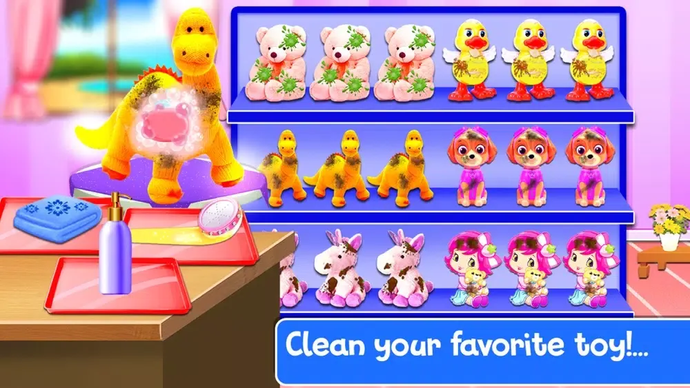 Captures d'écran de Clean Up - Cleaning Girls Game