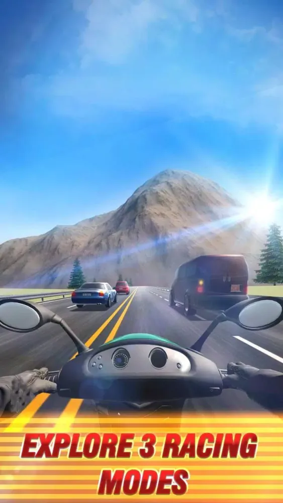 Capturas de tela do Bike Moto Traffic Racer