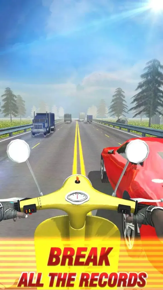 Capturas de tela do Bike Moto Traffic Racer