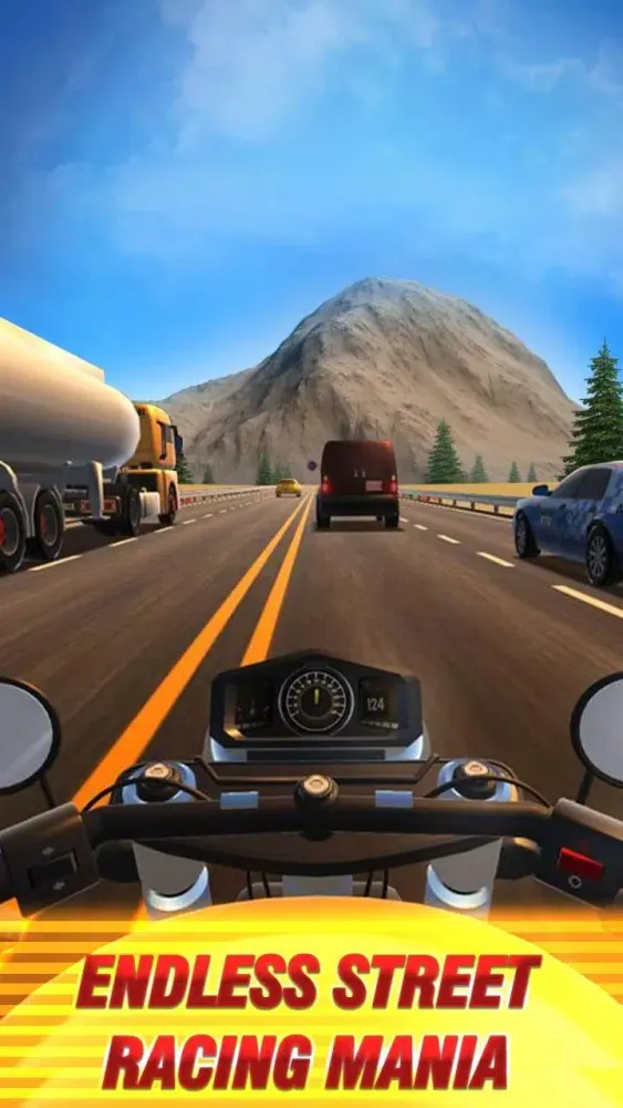 Capturas de tela do Bike Moto Traffic Racer