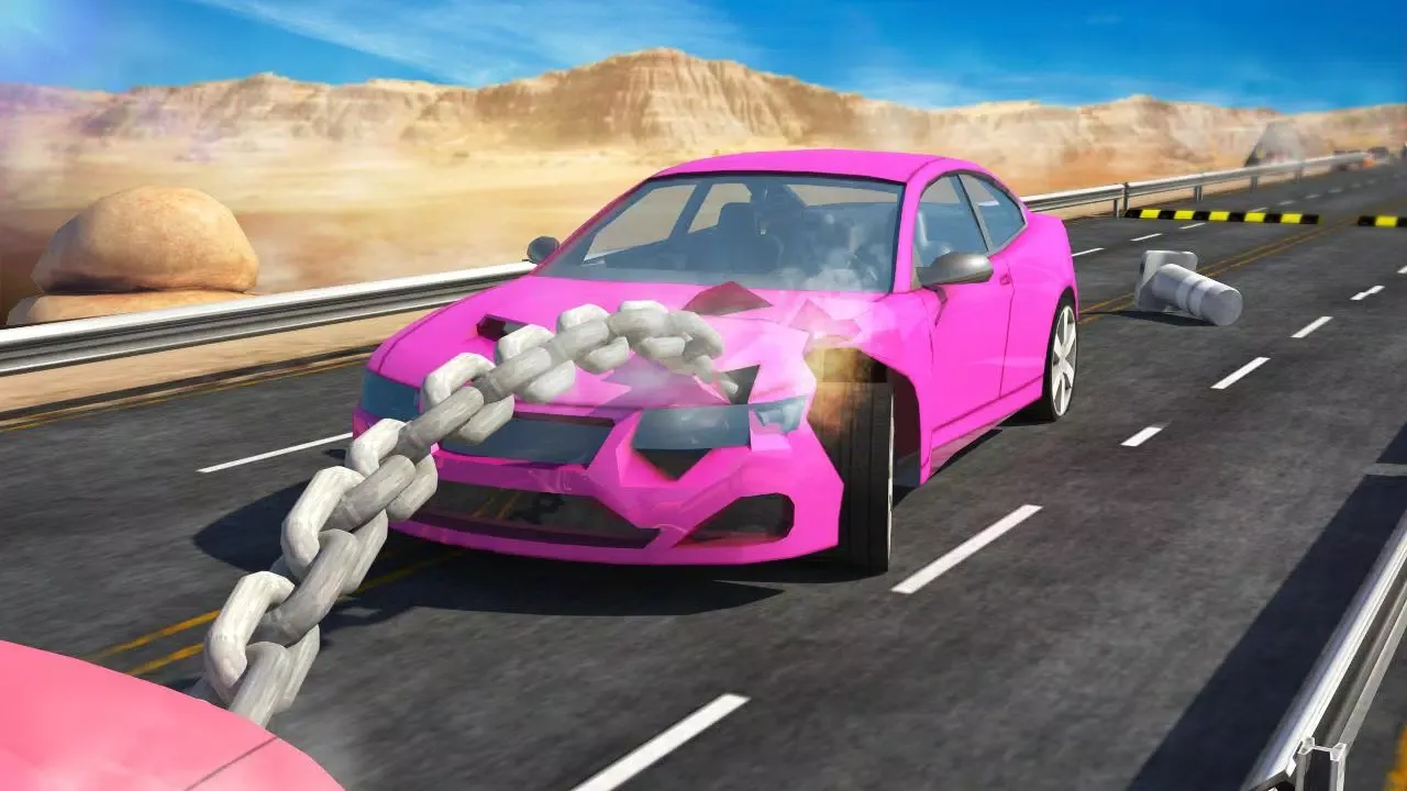 Chained Cars against Ramp Screenshots