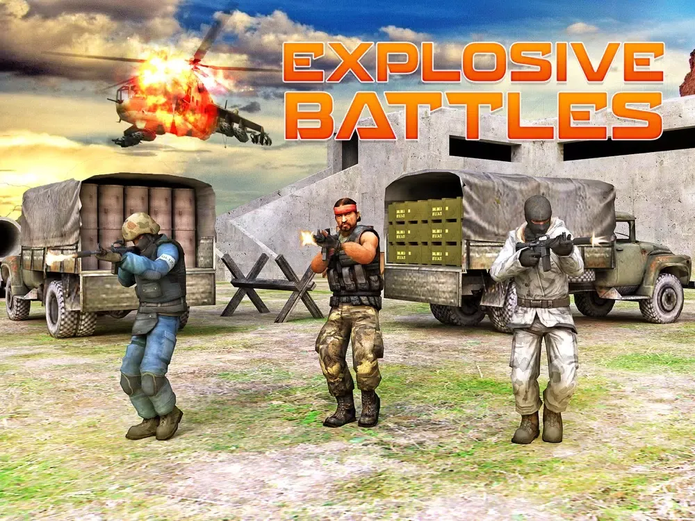 Frontline Terrorist Counter Shooting iPad 應用截圖