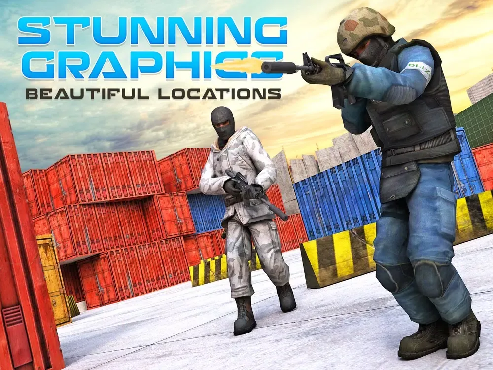 Frontline Terrorist Counter Shooting iPad 應用截圖
