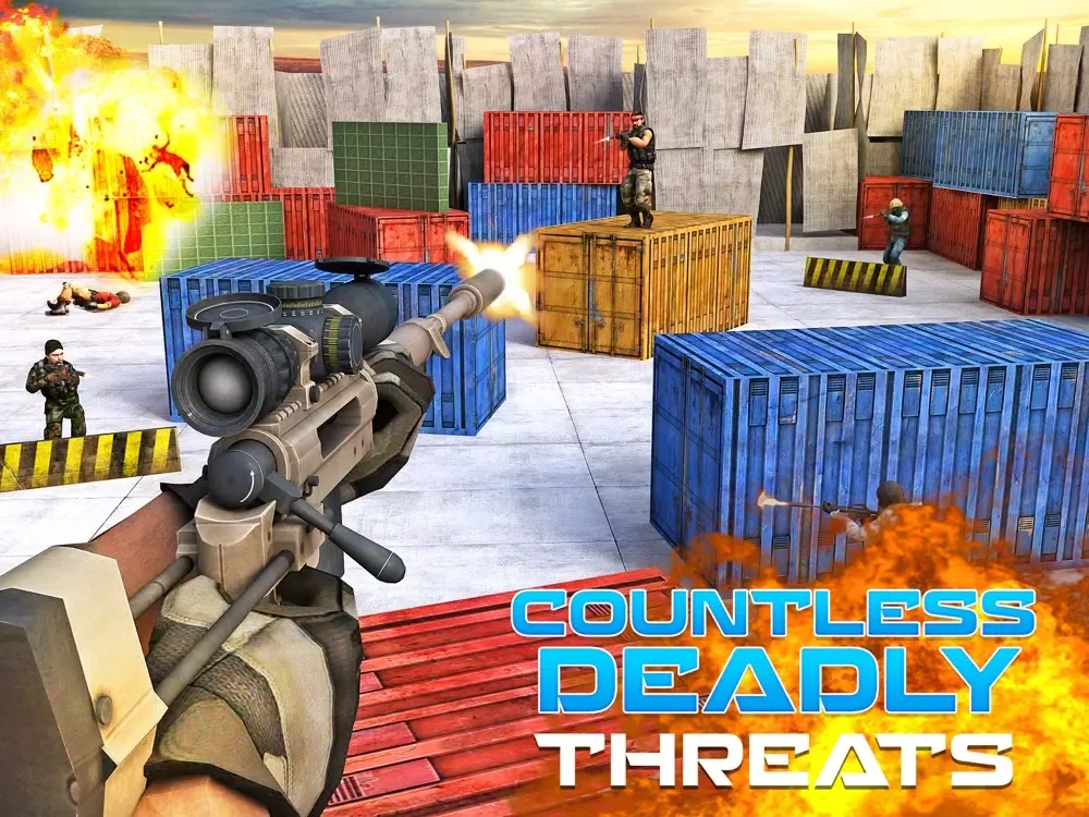 Frontline Terrorist Counter Shooting iPad 應用截圖