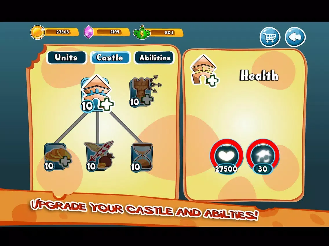 Zrzuty ekranu Food Battles HD - Addicting Real Time Strategy War Game iPad 