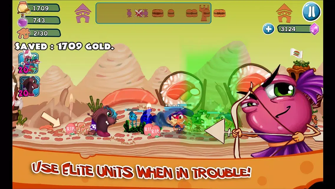 Zrzuty ekranu Food Battles HD - Addicting Real Time Strategy War Game