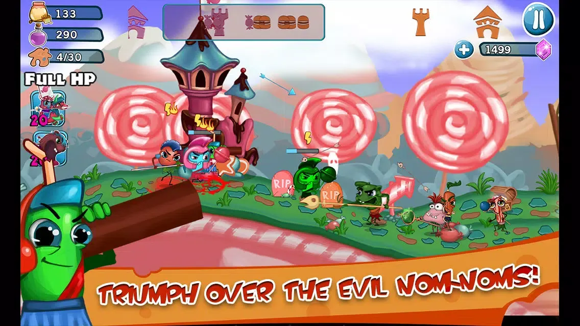 Zrzuty ekranu Food Battles HD - Addicting Real Time Strategy War Game