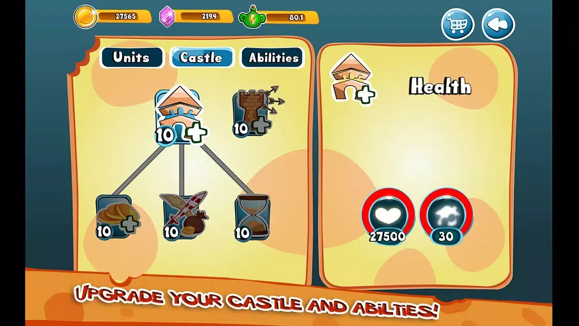 Zrzuty ekranu Food Battles HD - Addicting Real Time Strategy War Game