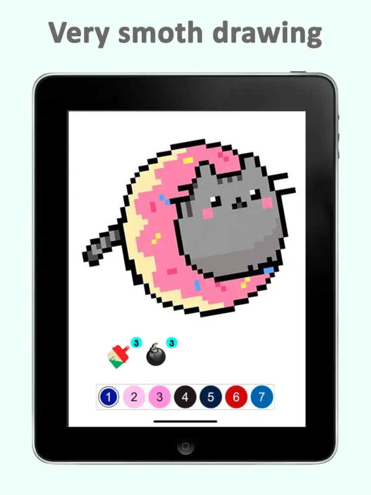 Capturas de tela do Color by number №1 iPad 