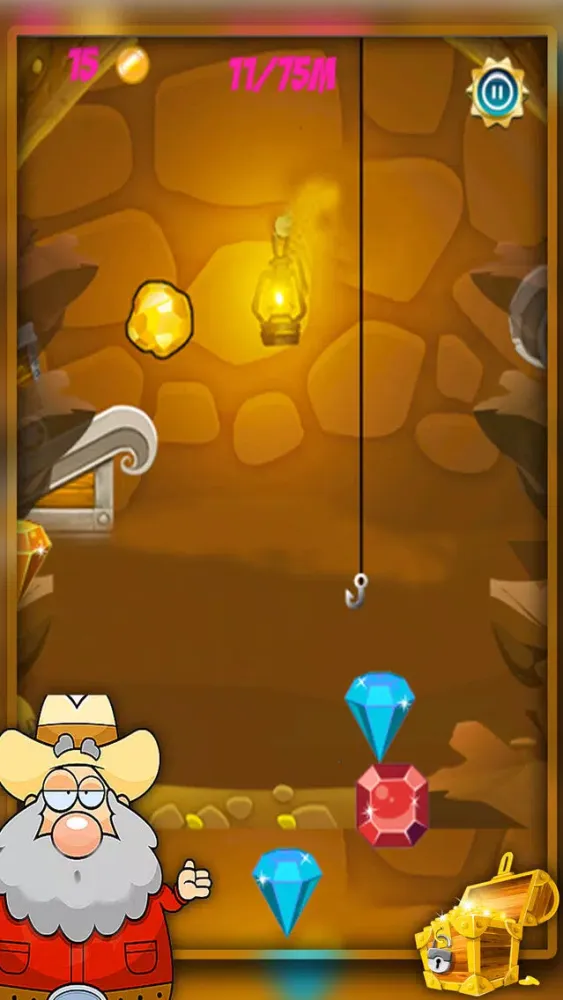 ภาพหน้าจอของ Free Gold Miner Adventure