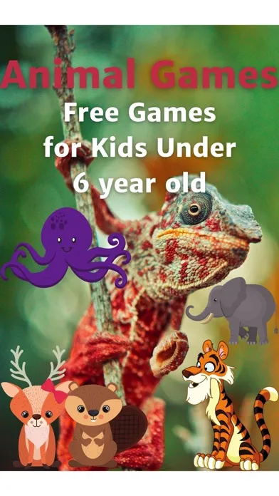 Captures d'écran de Wild Animal Puzzles for Kids!