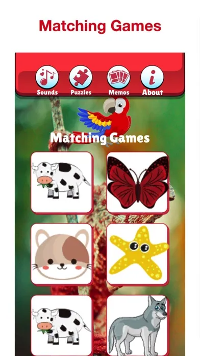 Captures d'écran de Wild Animal Puzzles for Kids!