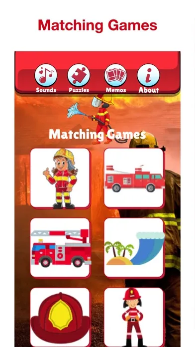 Captures d'écran de City Firefighter Game For Kids