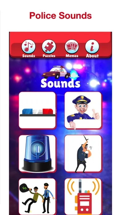Tangkapan skrin Kids Police Officer Cop Games