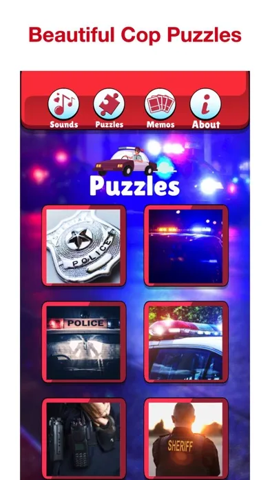 Tangkapan skrin Kids Police Officer Cop Games