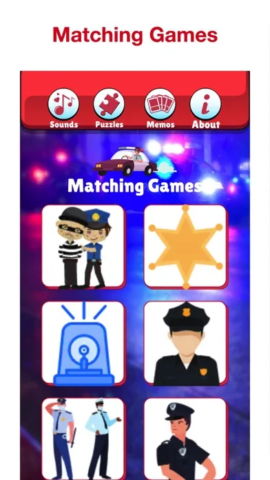 Tangkapan skrin Kids Police Officer Cop Games