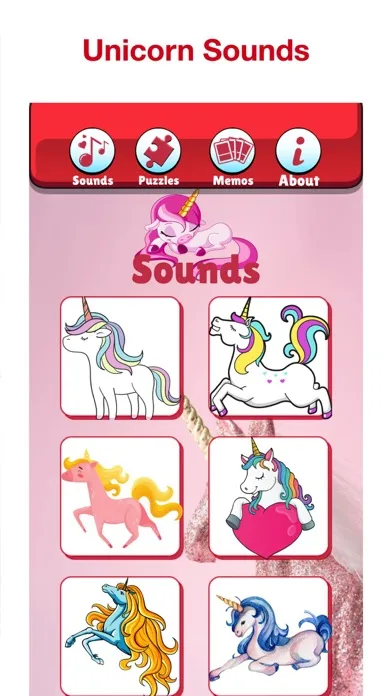 Captures d'écran de Rainbow Unicorn Game For Kids