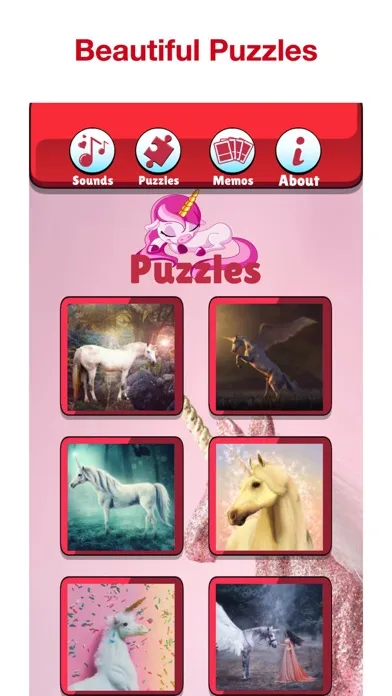 Captures d'écran de Rainbow Unicorn Game For Kids