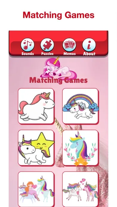 Captures d'écran de Rainbow Unicorn Game For Kids