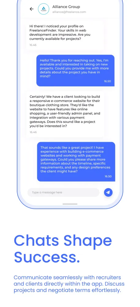Freelance Now Screenshots
