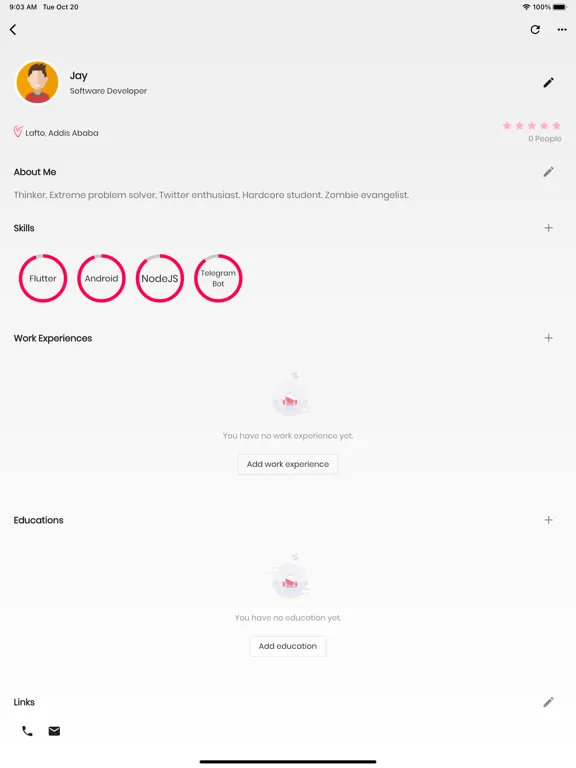Freelance Ethiopia iPad  Screenshots