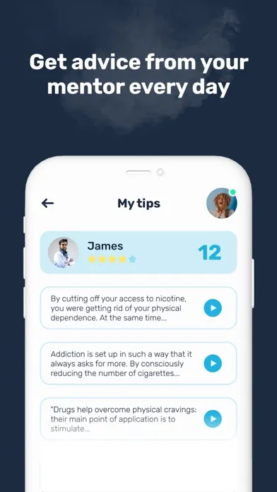 Screenshot di Quit: smoking cessation