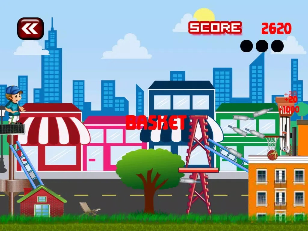 Basketball Trick Shots - Nothing but Net Game iPad  سکرین شاٹس