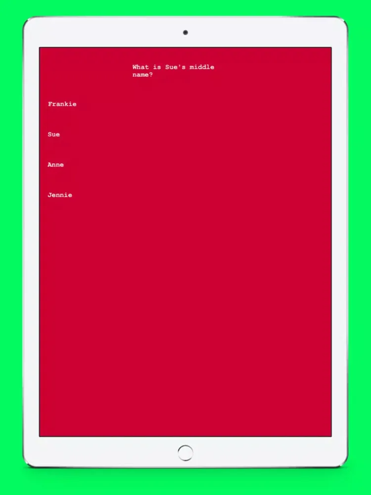 Capturas de tela do Trivia Quiz for The Middle. iPad 