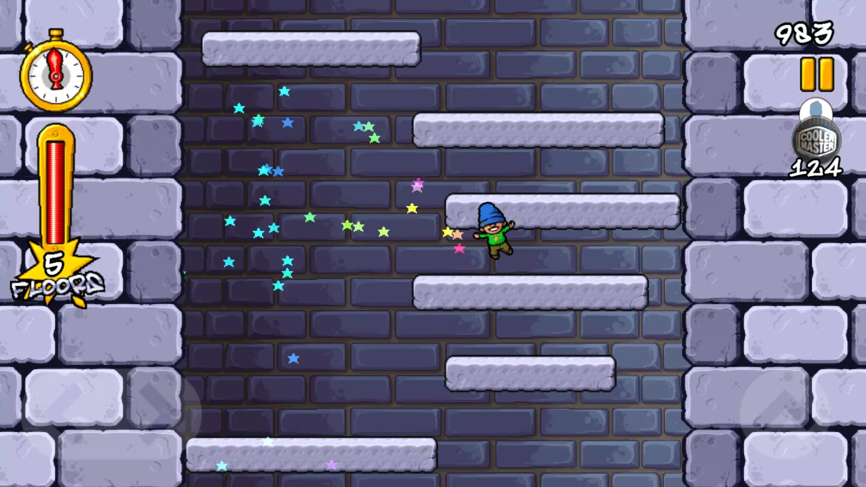 Screenshot di Icy Tower