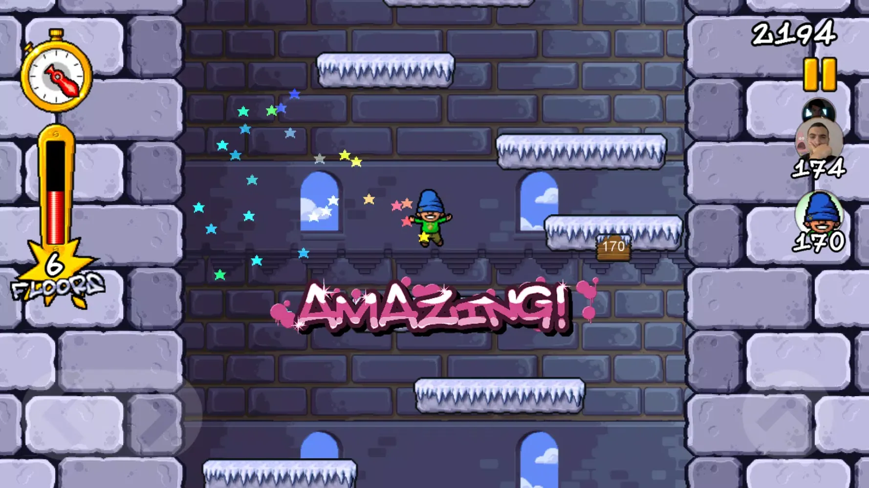 Screenshot di Icy Tower