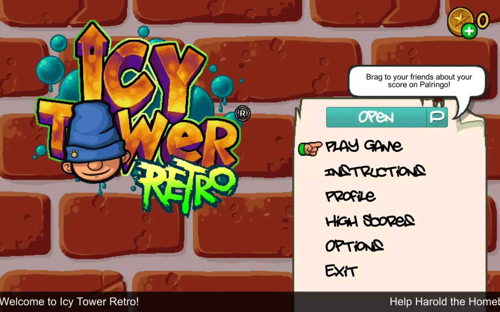 Screenshot di Icy Tower