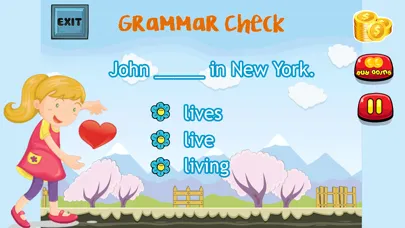 Tangkapan skrin A Grammar Checker with Quizzes
