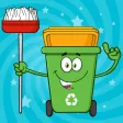Garbage Truck Trash Card Games