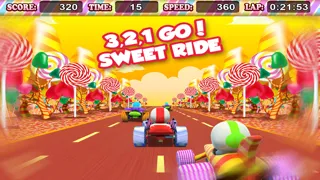 Candy Kart Racing 3D Lite - Speed Past the Opposition Edition! 스크린샷
