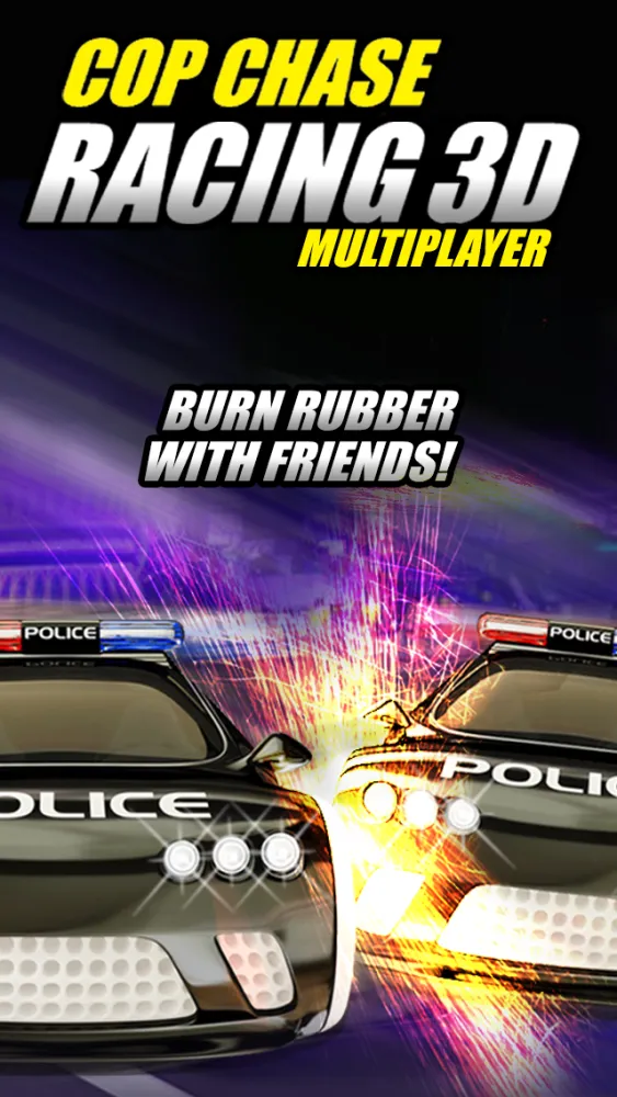 Cop Chase Car Race Multiplayer Edition 3D FREE - By Dead Cool Apps स्क्रीनशॉट