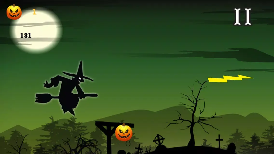 Halloween Shooter: The Witch Chase Race Game স্ক্রিনশট