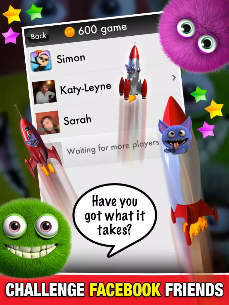 Capturas de tela do Monster in Space Multiplayer : Chase Race Alien Game PRO - By Dead Cool Apps iPad 