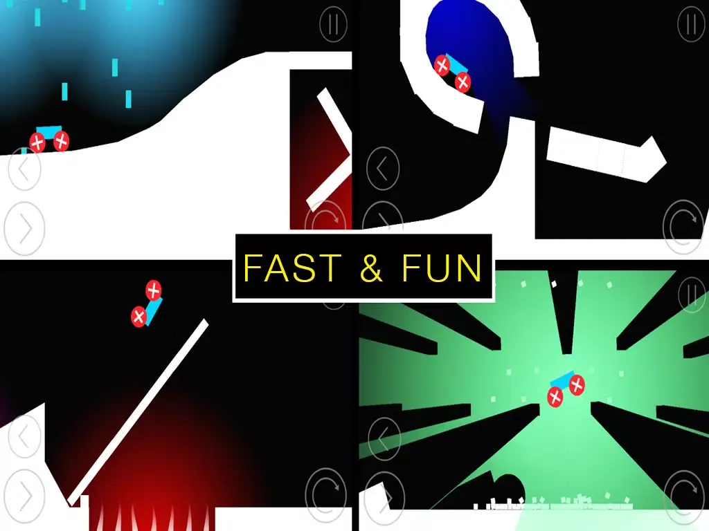 Capturas de pantalla de A Stick Stunt Car Chase - Crazy Doodle Racing Moto GP iPad 