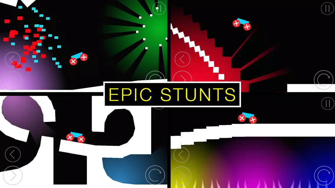 Capturas de pantalla de A Stick Stunt Car Chase - Crazy Doodle Racing Moto GP