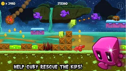 Captures d'écran de Cuby's Quest - Jumping Game