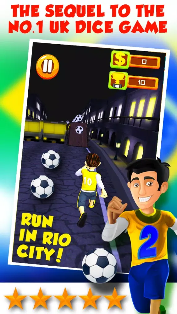 A Brazil World Soccer Football Run 2 2014: Road to Rio Finals - Win the Cup! Screenshots