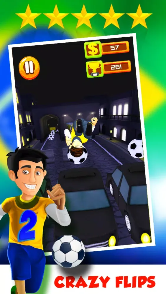 A Brazil World Soccer Football Run 2 2014: Road to Rio Finals - Win the Cup! Screenshots