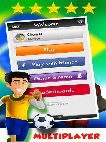 A Brazil World Soccer Football Run 2014: Road to Rio Finals - Win the Cup! iPad 应用截图