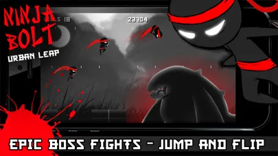 تصاویر ` Ninja Bolt Urban Leap - Sprint, Slice, Dice, Run & Jump!