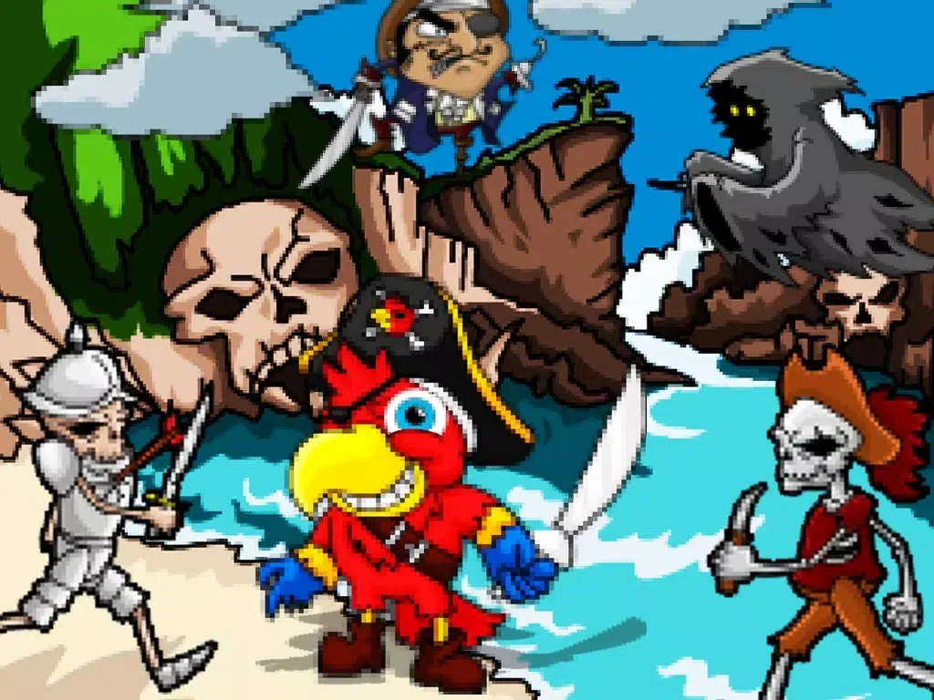Pixel Pirate FREE - The Treasure Hunt Adventure Games iPad  Screenshots