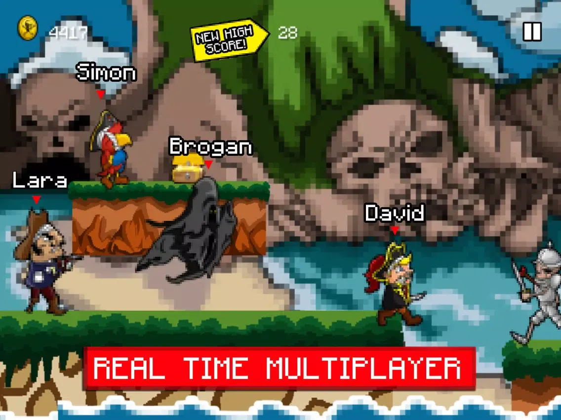 Pixel Pirate FREE - The Treasure Hunt Adventure Games iPad  Screenshots