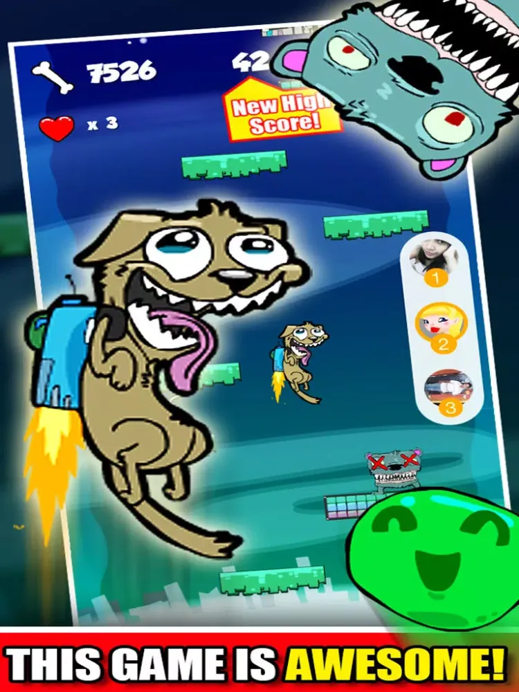 صور A Rabid Dog Space Rocket! FREE : The Super Jumping Jetpack Galaxy Game - By Dead Cool Apps iPad 